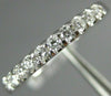 ESTATE .25CT DIAMOND 14KT WHITE GOLD SHARE PRONG SEMI ETERNITY ANNIVERSARY RING