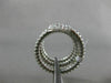 ESTATE LARGE .55CT ROUND DIAMOND 18KT WHITE GOLD FLEXIBLE HANDCRAFTED SNAKE RING