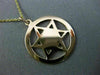 ESTATE 14K YELLOW GOLD 3D HANDCRAFTED STAR OF DAVID ZION FILIGREE PENDANT #26157