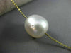 ESTATE LARGE.14CT DIAMOND 14K YELLOW GOLD MULTI COLOR PEARL BY THE YARD NECKLACE