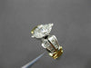 ESTATE WIDE 1.52CT MARQUISE DIAMOND PLATINUM & 18KT GOLD ENGAGEMENT RING #21646