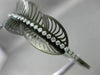 ESTATE 1.25CT DIAMOND 14KT BLACK GOLD 3D MULTI LEAF HANDCRAFTED BANGLE BRACELET