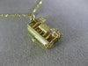 ANTIQUE 14KT YELLOW GOLD 3D CLASSIC SAN FRANCISCO TROLLEY CAR PENDANT #26312