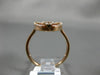 ESTATE .22CT DIAMOND & AAA MOTHER OF PEARL 14KT ROSE GOLD 3D OVAL FUN RING