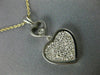 ESTATE .48CT DIAMOND 18K TWO TONE GOLD CLASSIC DOUBLE HEART JOURNEY LOVE PENDANT