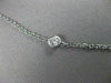 ESTATE 1.16CT DIAMOND 14KT WHITE GOLD DIAMOND BY THE YARD NECKLACE AMAZING #381
