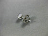 ESTATE .40CT DIAMOND 14KT WHITE GOLD 3D SOLITAIRE TENSION STUD EARRINGS #17278