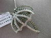 ESTATE LARGE 1.45CT DIAMOND 14KT WHITE & BLACK GOLD 3D DOUBLE UMBRELLA PENDANT