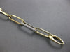 ESTATE 1.54CT DIAMOND 14KT 2 TONE GOLD 3D OVAL LINK BY THE YARD TENNIS BRACELET
