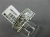 WIDE 2.06CT DIAMOND ROUND PRINCESS BAGUETTE 18KT WHITE GOLD ANNIVERSARY RING
