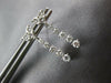 ESTATE .64CT DIAMOND 18KT WHITE GOLD 3D CLASSIC HEART JOURNEY HANGING EARRINGS