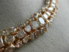 ESTATE LARGE 42.73CT PINK DIAMOND 18KT ROSE GOLD 3D MULTI SHAPE CLUSTER NECKLACE