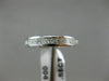 ESTATE .55CT DIAMOND 14KT WHITE GOLD 3D CLASSIC CHANNEL ANNIVERSARY RING #18951
