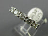 ESTATE 1.75CT DIAMOND 14K WHITE GOLD 3D SEVEN STONE SHARE PRONG ANNIVERSARY RING