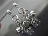 ESTATE EXTRA LARGE .52CT DIAMOND 14KT WHITE GOLD ETOILE MULTI CIRCULAR EARRINGS