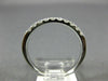 ESTATE .25CT DIAMOND 14KT WHITE GOLD SHARE PRONG SEMI ETERNITY ANNIVERSARY RING