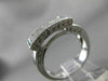 ESTATE WIDE 1.25CT PRINCESS CUT DIAMOND 18KT WHITE GOLD INVISIBLE RING #9321