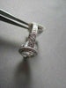 ESTATE .50CT DIAMOND 14KT WHITE GOLD 3D CLASSIC FILIGREE BEZEL ENGAGEMENT RING