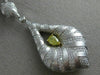 ESTATE EXTRA LARGE 3.75CT WHITE & FANCY YELLOW DIAMOND 14KT 2 TONE GOLD PENDANT
