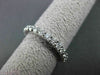 ESTATE 1.25CT ROUND DIAMOND 14KT WHITE GOLD SHARED PRONG ETERNITY RING 2mm WIDE