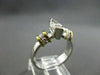ESTATE .72CT DIAMOND 14KT WHITE & YELLOW GOLD MARQUISE ENGAGEMENT RING #15713