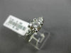 ESTATE 1.20CT DIAMOND 18KT WHITE GOLD 3D CLASSIC 3 STONE LUCIDA ENGAGEMENT RING