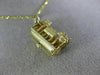 ANTIQUE 14KT YELLOW GOLD 3D CLASSIC SAN FRANCISCO TROLLEY CAR PENDANT #26312