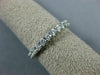 ESTATE 1.0CT DIAMOND 14KT WHITE GOLD 3D 2mm SHARE PRONG WEDDING ANNIVERSARY RING