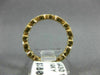 ESTATE .59CT DIAMOND 14K YELLOW GOLD FILIGREE MILGRAIN ETERNITY ANNIVERSARY RING