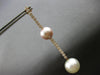LARGE 1.81CT DIAMOND & AAA WHITE & PINK SOUTH SEA PEARL 18KT ROSE GOLD EARRINGS
