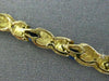 ESTATE 1.21CT DIAMOND & AAA MARQUISE SAPPHIRE 14KT TWO TONE GOLD X LOVE BRACELET