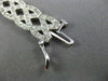 ESTATE WIDE 4CT DIAMOND 14KT WHITE GOLD 3D OPEN INFINITY X LOVE TENNIS BRACELET