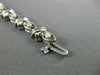ANTIQUE 1.15CT ROUND CUT DIAMOND 14K WHITE GOLD CLASSIC CROSSOVER BRACELET #3150