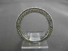 ANTIQUE 2.08CT DIAMOND 14KT WHITE GOLD FILIGREE WEDDING ANNIVERSARY RING #20575