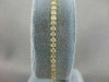 ESTATE 5.00CTW DIAMOND 14KT YELLOW GOLD LINE TENNIS BRACELET F/G VS 3MM #18411