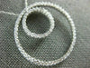 ESTATE 1.45CT DIAMOND 14K WHITE GOLD 3D DOUBLE CIRCLE OF LIFE LOVE PENDANT #1081
