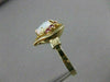 ESTATE AAA OPAL RUBY 14K YELLOW GOLD OPEN HEART COCKTAIL CLUSTER RING 13MM #4014