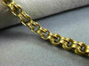 ANTIQUE LARGE & LONG 14KT YELLOW GOLD 3D HANDCRAFTED FLOWER NECKLACE #26226