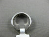 ESTATE WIDE .52CT DIAMOND 14KT WHITE GOLD 2 ROW CLASSIC WEDDING ANNIVERSARY RING