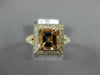 LARGE 1.60CT DIAMOND & AAA MORGANITE 14KT ROSE GOLD CUSHION CUT ENGAGEMENT RING