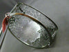 ESTATE EXTRA WIDE 1.30CT DIAMOND 14KT BLACK GOLD 4 CLOVER HEART BANGLE BRACELET
