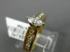 ESTATE .43CT ROUND & MARQUISE DIAMOND 14K YELLOW GOLD 3D CLASSIC ENGAGEMENT RING