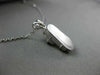 ESTATE .25CT DIAMOND 14KT WHITE GOLD HANDCRAFTED BABY SHOE PENDANT CHARM #20882