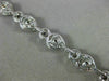 ESTATE GIA 7.11CT WHITE & FANCY YELLOW DIAMOND 18K TWO TONE GOLD TENNIS BRACELET
