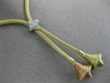 ESTATE .15CT DIAMOND 14KT WHITE YELLOW & ROSE GOLD 3D MESH STAR LARIAT NECKLACE