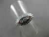 ESTATE .14CT DIAMOND 14KT WHITE & YELLOW GOLD MARQUISE SHAPE 3 STONE RING #21029