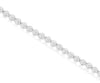 ESTATE 1.10CT DIAMOND 14KT WHITE GOLD 3D ROUND CLASSIC ETERNITY TENNIS BRACELET