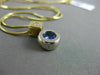 ESTATE .55CT DIAMOND & AAA TANZANITE 18KT YELLOW GOLD 3D BEZEL ETOILE PENDANT
