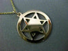 ESTATE 14K YELLOW GOLD 3D HANDCRAFTED STAR OF DAVID ZION FILIGREE PENDANT #26157