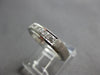.15CT DIAMOND 14KT WHITE GOLD 3D CLASSIC CHANNEL WEDDING ANNIVERSARY RING #27966